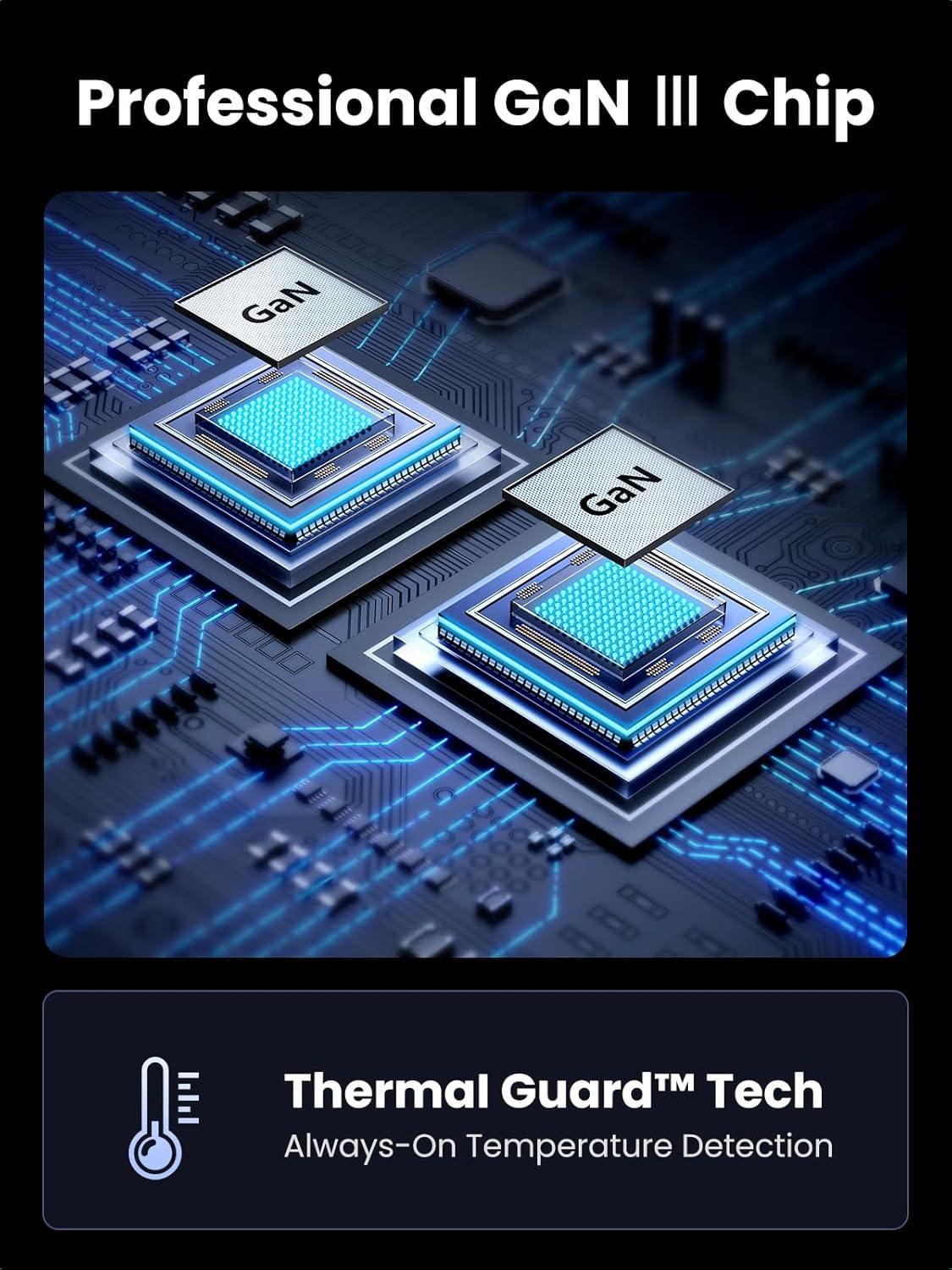 imageUGREEN Nexode 300W GaN USB C Charger 5Port Desktop Charging Station Compatible with MacBook ProAir Dell XPS iPhone 171615 Series Galaxy S25S24 Pixel 109 iPad AirPro Steam Deck