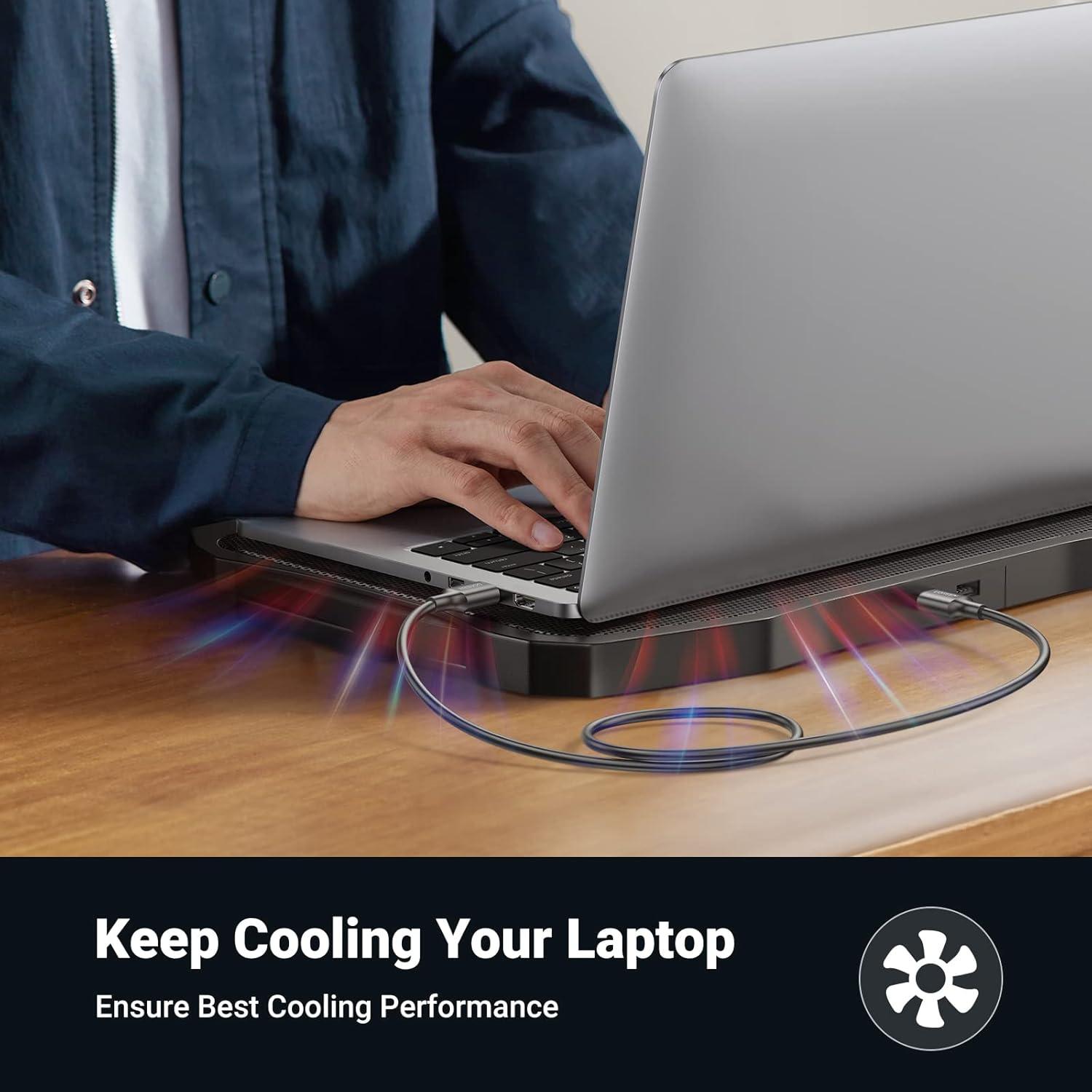 imageUGREEN USB to USB 5 Gbps USB 30 Cable Nylon Durable Male to Male Cable Compatible with Hard Drive Cooling Fanpad Camera DVD Player TV Flash Light Hub Monitor Speaker and More 15 FT10 FT