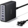 imageUGREEN 100W USB C Charging Station 6Port GaN Desktop Charger with 4 USBC amp 2 USBA Smart Power Distribution for MacBook ProAir Dell XPS iPad iPhone 171615 Galaxy S25S24 Pixel 109