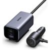 imageUGREEN 150W USB C Car Charger PD 31 140W Car Charger Adapter Fast Charging 4Port Cigarette Lighter USB Multi Port Charger Compatible with iPhone 171615 Galaxy S24S23 iPad Tablet Laptop