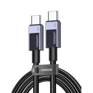 UGREEN 100W USB C Cable Fast Charging, Type C Cord USB C Charger Cable for iPhone 17/17 Pro/17 Pro Max/16, MacBook Pro/Air, Galaxy S25/S24, iPad Pro/Air, Pixel 9, 3.3FT(Grey)
