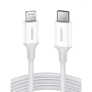 UGREEN USB C to Lightning Cable- 3FT MFi Certified PD Fast Charging Lightning Cord Compatible with iPhone 16/15/14/14 Pro/13/13 Pro/12/12 Pro/11, MacBook, iPad, AirPods Pro(3FT)