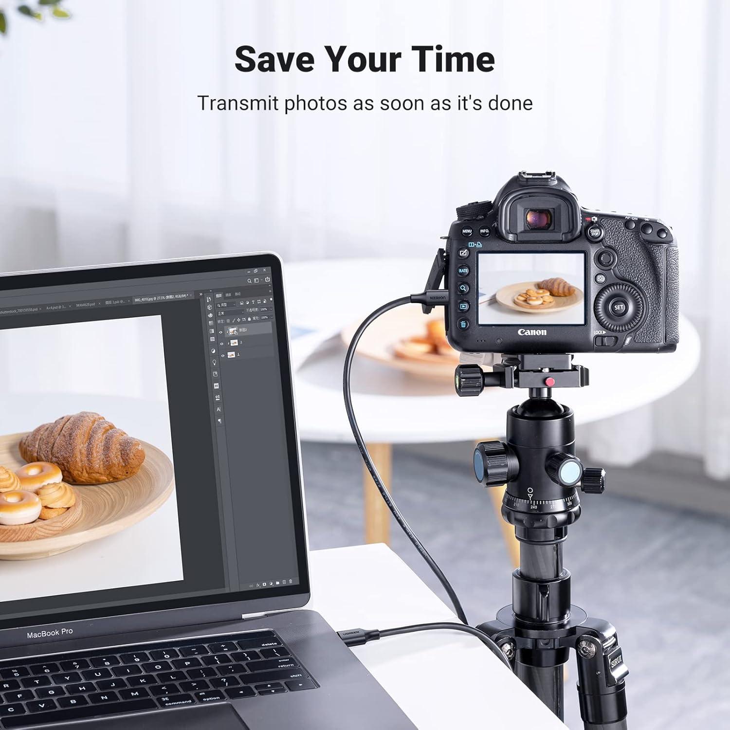 imageUGREEN Mini USB Cable 3FTUSB Mini 20 Cable CableMini USB B Charger Cable Compatible with Garmin Nuvi GPSSatNavDash CamCameraPS3 ControllerHard DriveGoPro Hero 310 feet