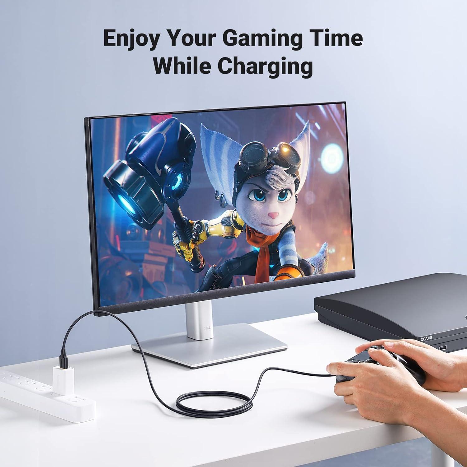 imageUGREEN Mini USB Cable 3FTUSB Mini 20 Cable CableMini USB B Charger Cable Compatible with Garmin Nuvi GPSSatNavDash CamCameraPS3 ControllerHard DriveGoPro Hero 310 feet