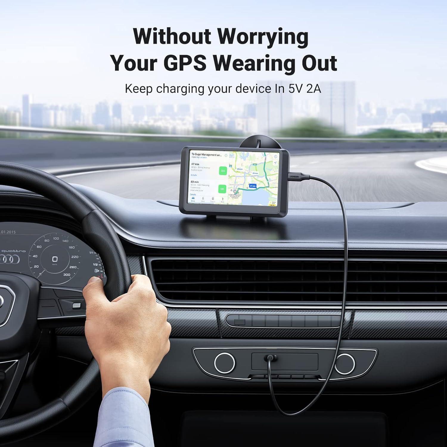 imageUGREEN Mini USB Cable 3FTUSB Mini 20 Cable CableMini USB B Charger Cable Compatible with Garmin Nuvi GPSSatNavDash CamCameraPS3 ControllerHard DriveGoPro Hero 310 feet