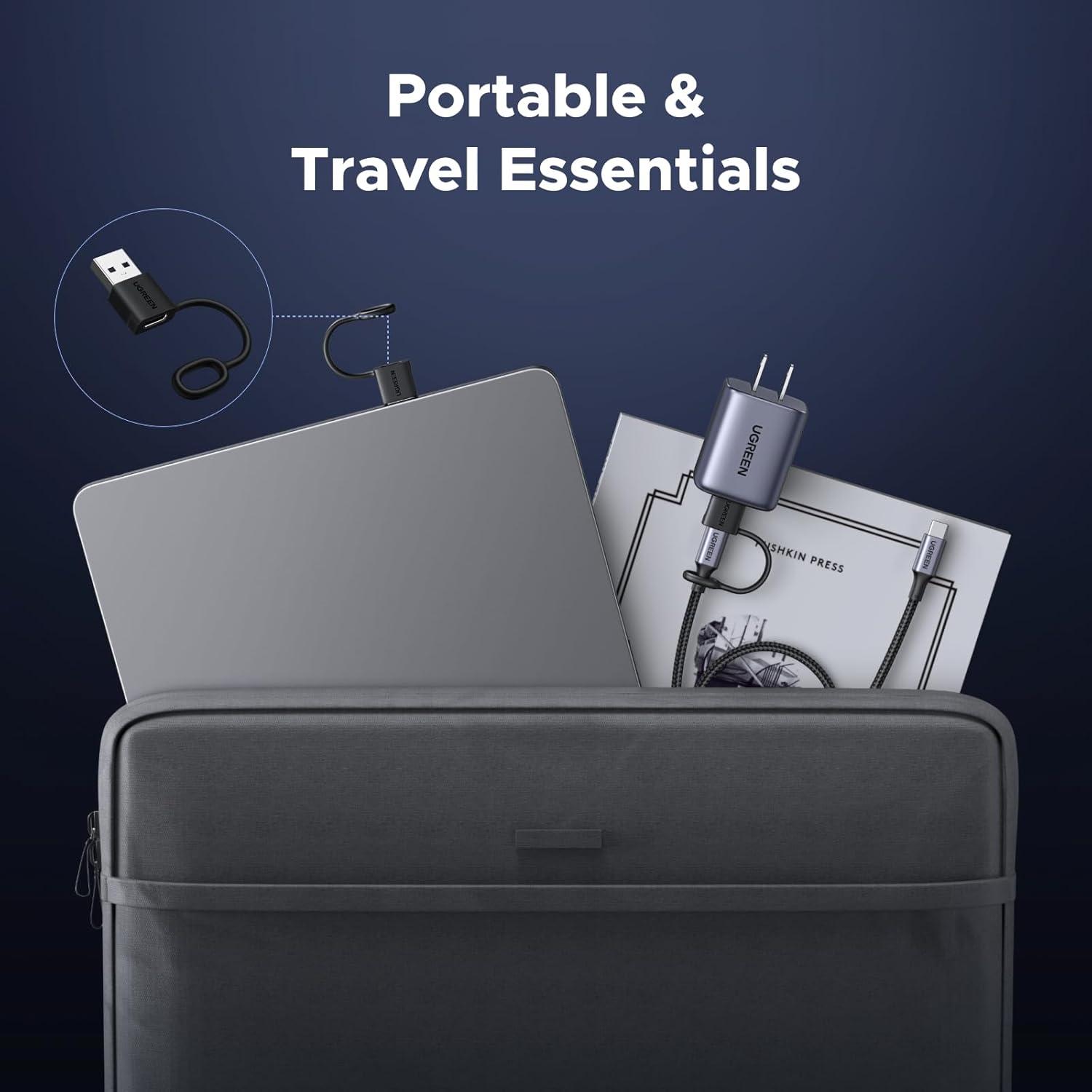 imageUGREEN USB C to USB Adapter 3 Pack USBC Female to A Male Adapter Type C Charge Converter Compatible for iPhone 1716 Pro Max15 14 13 12 PlusApple WatchAirpodsiPad Air MiniSamsung Galaxy S25