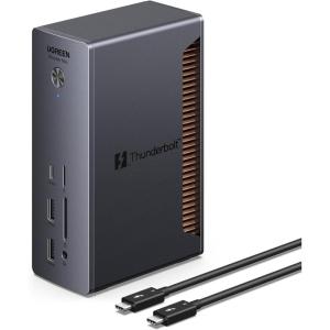 UGREEN Thunderbolt 5 Dock, 13-in-1, 120Gbps Transfer, Single 8K, Dual 6K60Hz Display, 140W Max Charging, 2.5GbE, SD/TF 4.0, Revodok Max 2131 for Thunderbolt 5/4 MacBooks and Windows Laptops