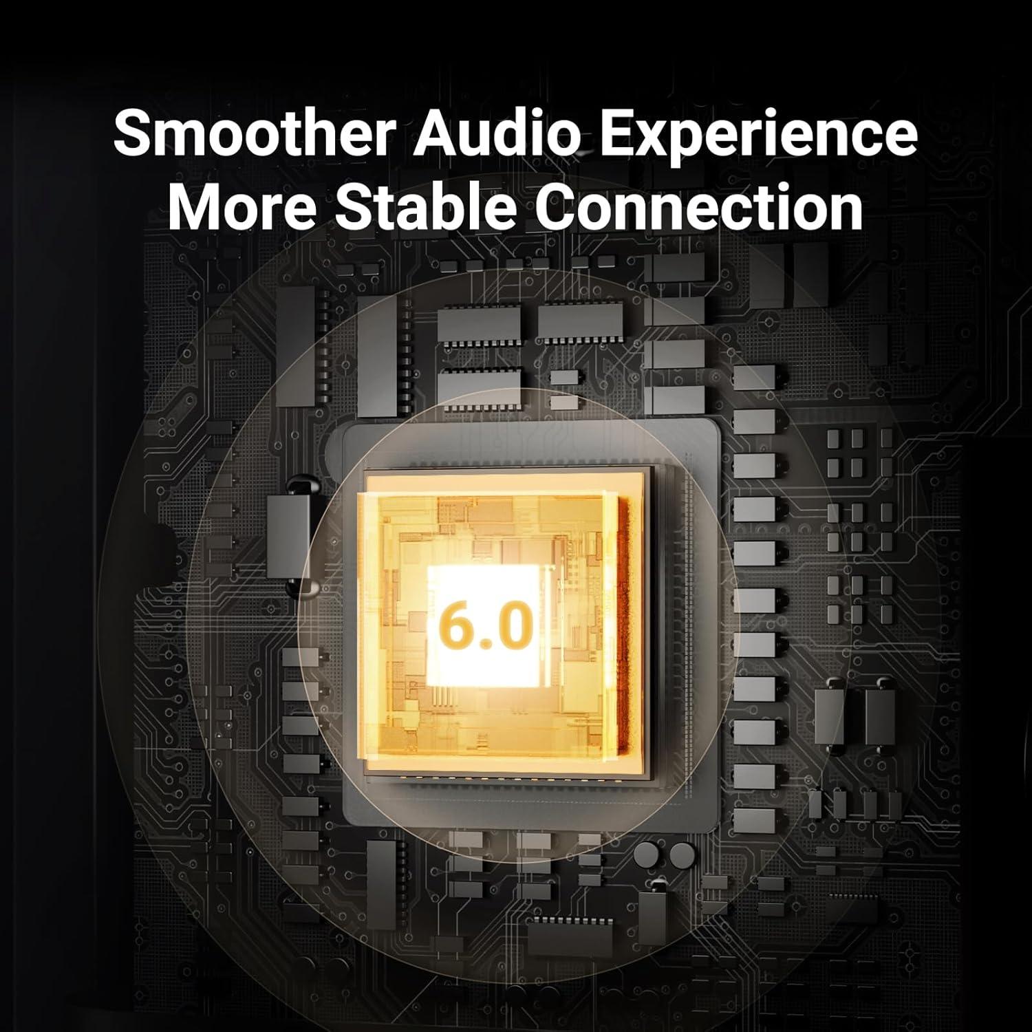 imageUGREEN Aux to Bluetooth 60 Adapter 35mm Bluetooth Receiver for Car USB 20 to 35mm Jack Kit with Builtin Microphone Aux Input for HandsFree Calls Compatible with Car Speaker and Home AudioSilver