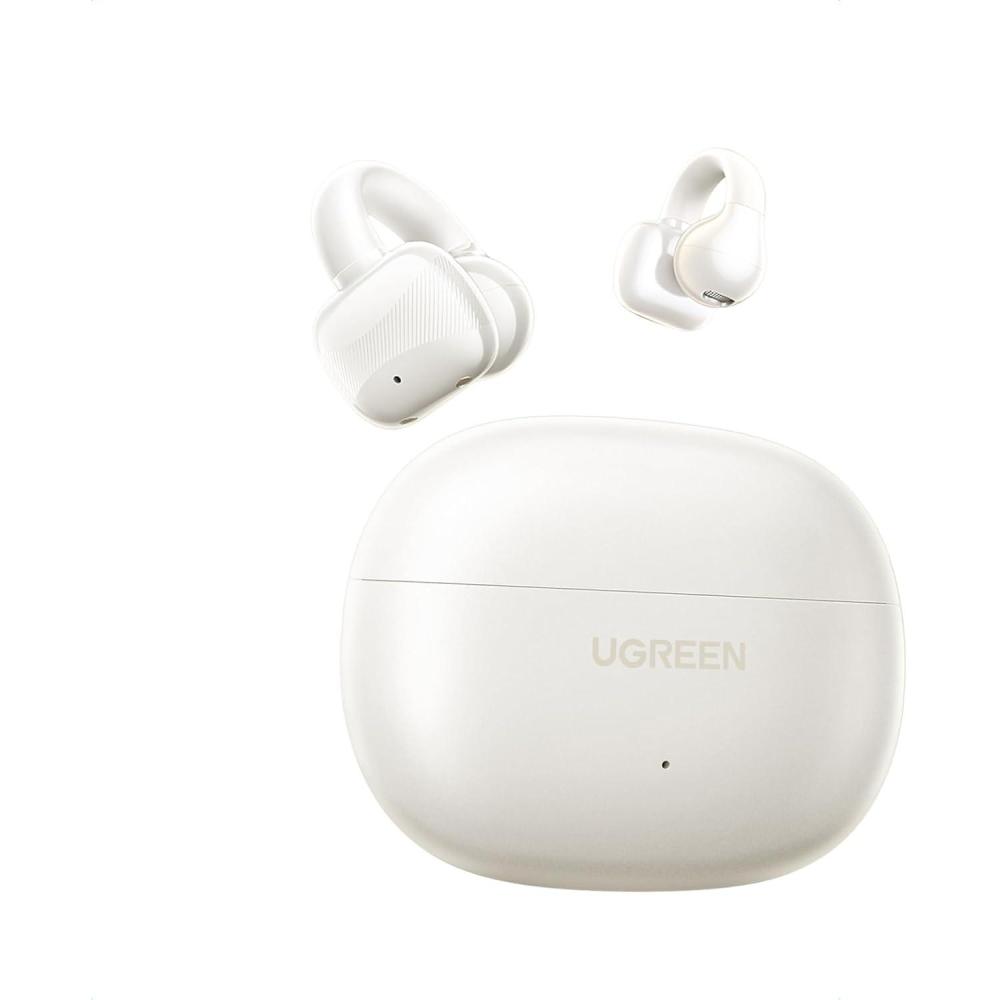 imageUGREEN HiTune S3 Open Ear Earbuds Bluetooth 54 Clip On Wireless Headphones ENC Mic for Clear Calls 30H Playtime IPX5 Waterproof Earphones for Running Workout Cyclists Compatible with iPhone BlackWhite