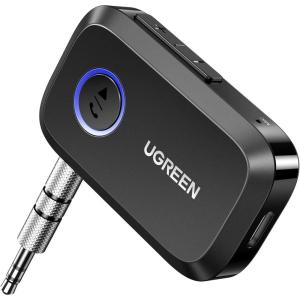 UGREEN Aux to Bluetooth 5.4 Adapter Bundle with Bluetooth 5.4 Car Adapter