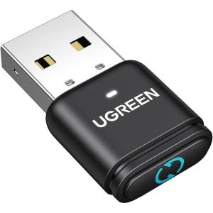 UGREEN Bluetooth 5.3 Adapter & Undetectable Mouse Jiggler, USB Bluetooth Dongle for Computer Laptop, USB Mouse Mover with Switch Button, 2 Jiggle Modes, Plug and Play