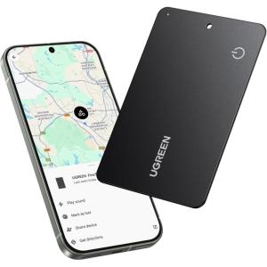 UGREEN FineTrack Slim G (Android Only) Wallet Tracker Card, 5-Year Battery Bluetooth Tracker Card Work with Find Hub App, IP68 Waterproof Smart Google Tracker Card for Wallet Luggage[Google Certified]