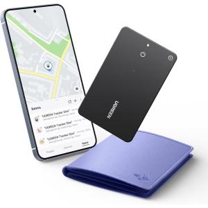 UGREEN FineTrack Slim S (Samsung Only) Wallet Tracker Card, 1-Year Rechargeable Bluetooth Tracker Card Finder Work with Samsung SmartThings APP for Galaxy S25/S24/S23 Ultra -1.7mm & IP68 Waterproof