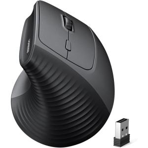 UGREEN 2.4G Mouse Wireless Vertical Ergonomic Mouse, Adjustable DPI Office Cordless 6 Buttons, Computer Mouse with 1000/1600/2000/4000 DPI for Windows/Mac OS etc