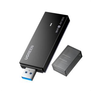 UGREEN AX1800 WiFi Adapter for Desktop PC, USB WiFi 6 Dongle with 5GHz/2.4GHz Dual Band, WAP3-SAE, Only Compatible with Windows 10/11