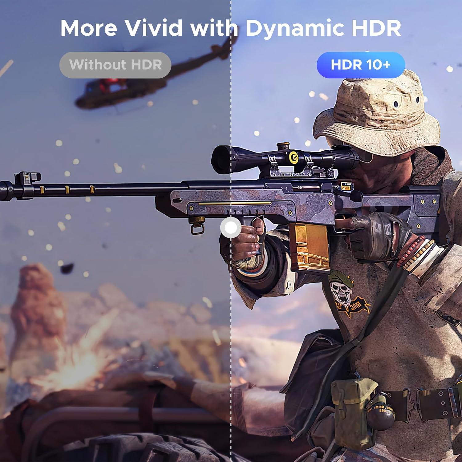 imageUGREEN 2 USB C in 1 HDMI Out Switch 4K60Hz Aluminum USB C Switcher 2 Computers Supports HDR HDCP22 Compatible with Laptops Tablets Smartphones MacBook AirPro iMac AllinOne Desktop Computer