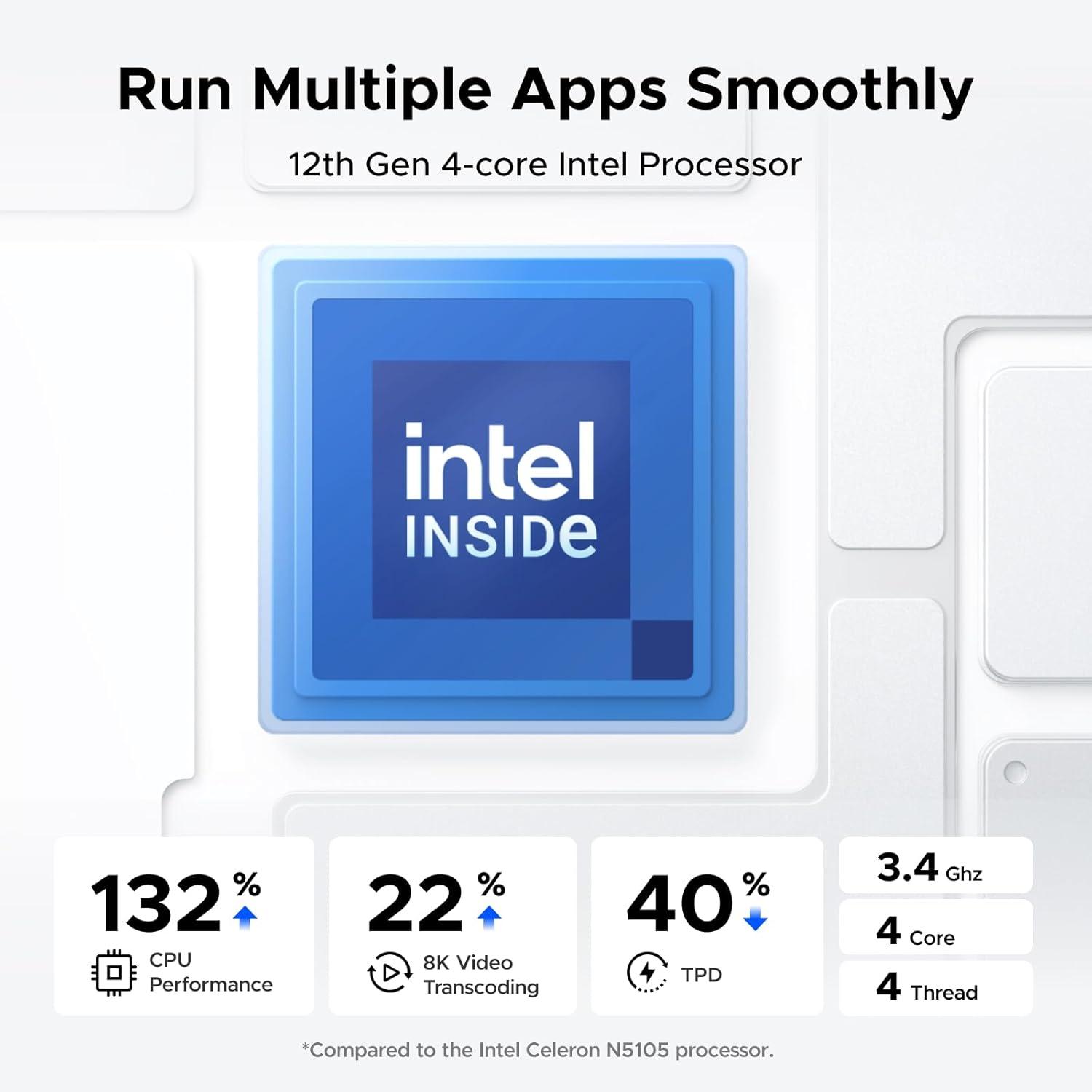 imageUGREEN NAS DXP2800 2Bay Desktop AllRound NASync Ideal for Small Team Enthusiasts Intel N100 Quadcore CPU 8GB DDR5 RAM 25GbE 2X M2 NVMe Slots 4K HDMI Network Attached Storage DisklessDXP2800 2Bay