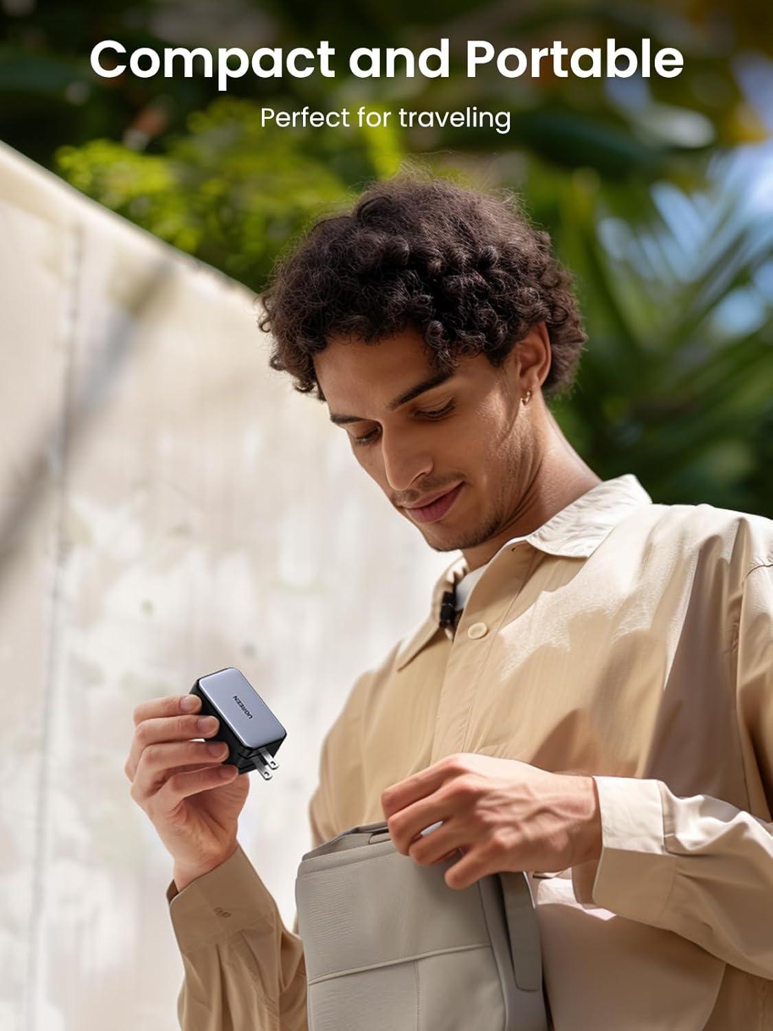 imageUGREEN Nexode X 100W GaN USB C Wall Charger 3Port Foldable Compact PPS Fast Power Adapter for MacBook Pro iPad ProAir iPhone 171615 Series Galaxy S25S24 Ultra Pixel 109 Steam Deck