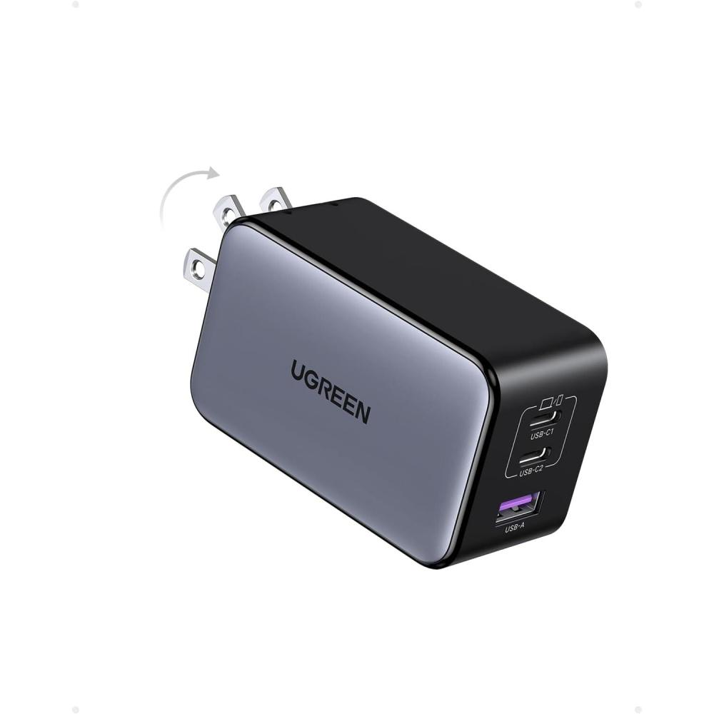 imageUGREEN Nexode X 100W GaN USB C Wall Charger 3Port Foldable Compact PPS Fast Power Adapter for MacBook Pro iPad ProAir iPhone 171615 Series Galaxy S25S24 Ultra Pixel 109 Steam Deck
