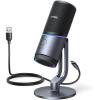 imageUGREEN Microphone for PC USB Mic with RGB Lights Mute Button 24bit96kHz Cardioid Polar Pattern Volume Control Condenser Microphone for Streaming Gaming Podcasting Recording Laptop PS5