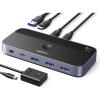 imageUGREEN USB Switch A amp C Input for Computers  Share 4 Ports Switcher Selector for PC Laptop Keyboard Mouse Webcam Microphone  Adapter With 2 USBC Data Cables and Remote