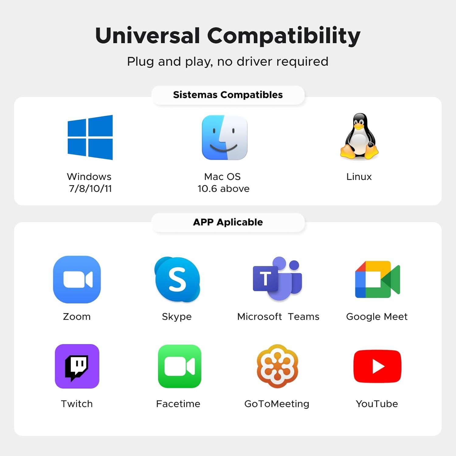 imageUGREEN 2K Webcam for PC Ultra HD 1080P Computer Webcam with Microphone PC Camera with Privacy Cover USB Web Camera for Streaming Conference Video Calling Zoom Skype Teams FaceTime GreySpace Grey
