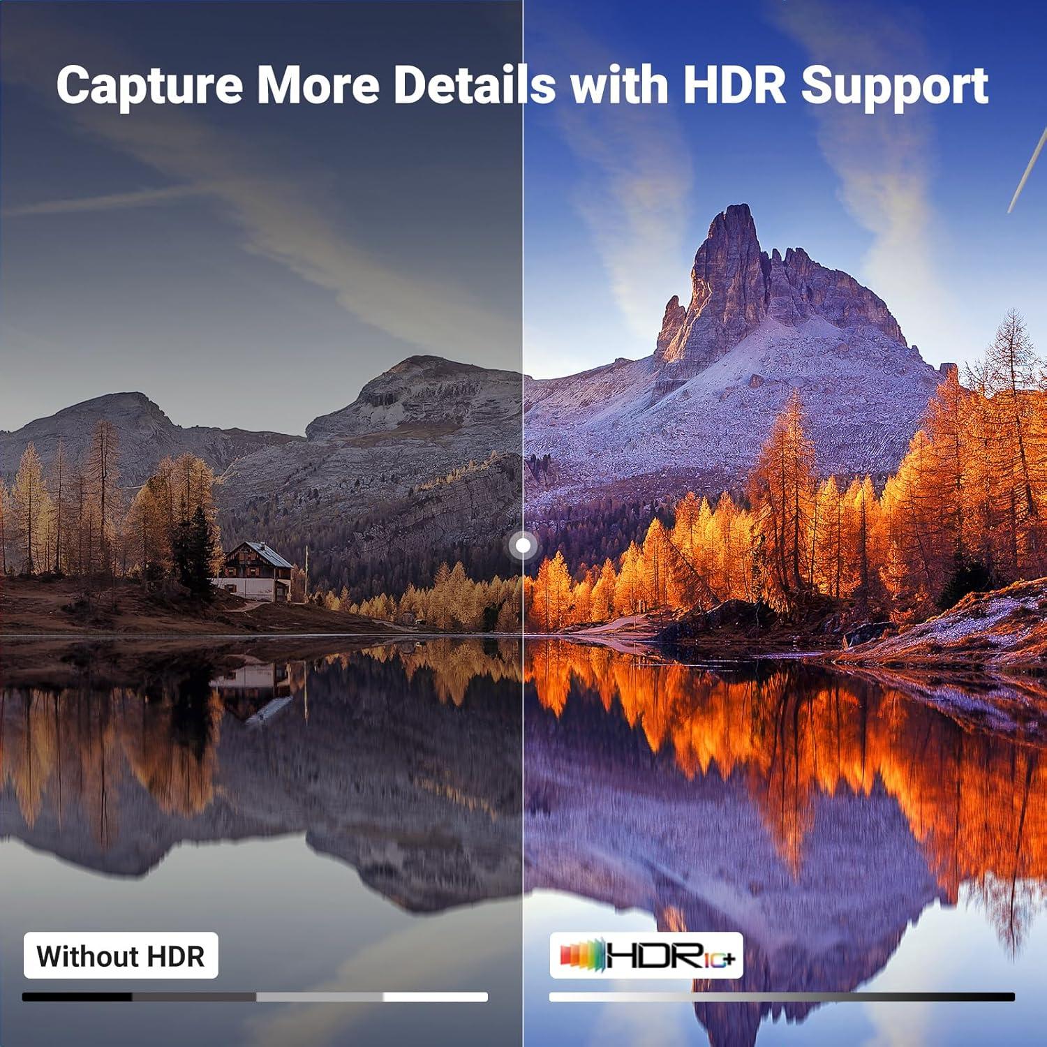 imageUGREEN USB C to HDMI Adapter Cable 4K60Hz Aluminum Type C Thunderbolt 43 Converter Male to Female Compatible with iPhone 1716 Pro Max iPad mini Air MacBook Pro Galaxy S25Ultra iMac XPS 17