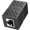 imageUGREEN RJ45 Coupler Ethernet Extender 1000Mbps Cat7 Cat6 Cat5e 328ft Cable Extender Ethernet Adapter LAN Connector in Line Coupler Female to Female Black