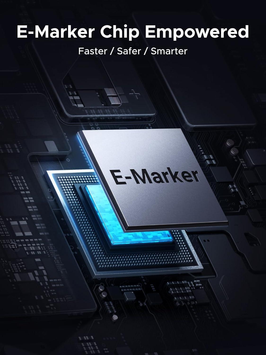 imageUGREEN Uno Charger 65W USB C Charger Bundle with 66ft 240W USB C Cable with Digital Display Compatible with iPhone 1717 Pro17 Pro Max MacBook ProAir Galaxy S25S24 iPad ProAir Pixel 10