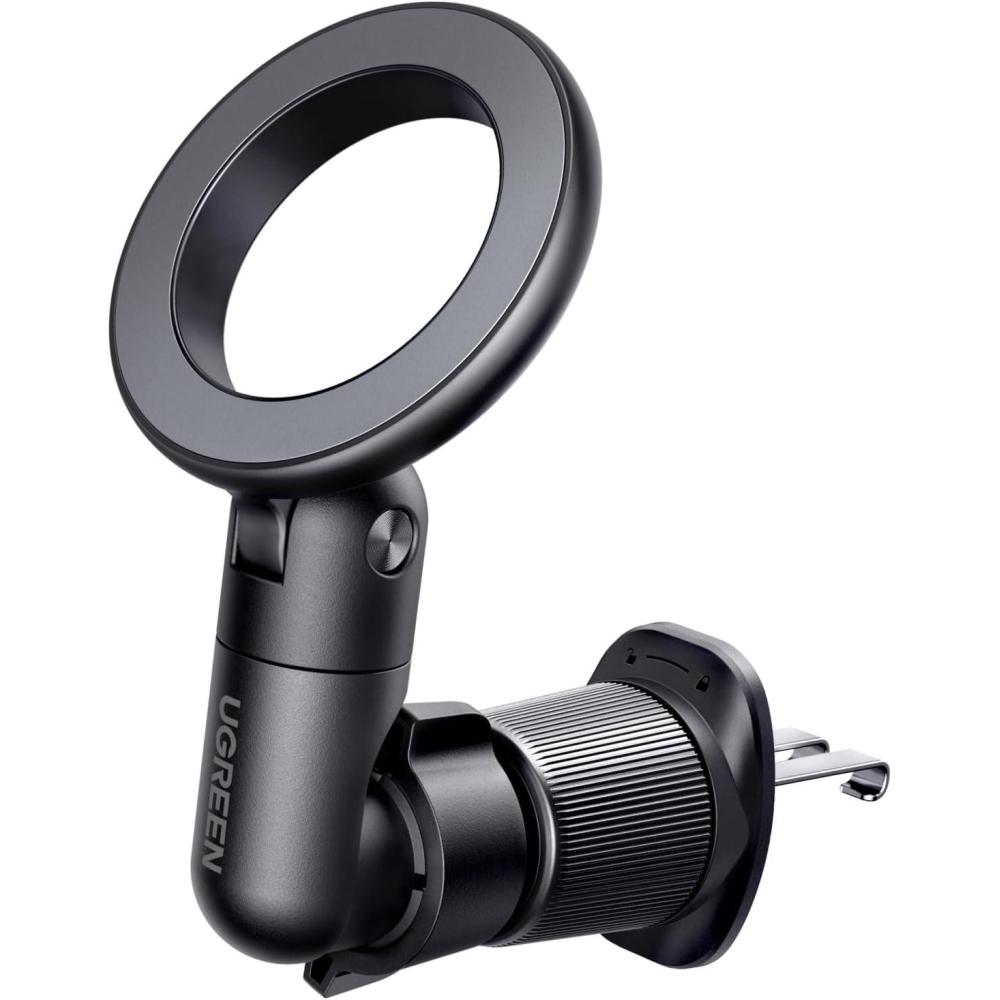 imageUGREEN Phone Mount for Magsafe Air Vent Car Mount Magnetic Never Block Phone Holder Strengthen Magnetic Power Compatible with iPhone 17 16 15 Pro Max 14 13 12 Pro Mini MagSafe Case