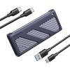 imageUGREEN 40Gbps M2 NVMe SSD Enclosure with Cooling FanampAntiDrop Cover Compatible with Thunderbolt 43 USB4323020 for M1 M2 Pro Supports M and BampM Keys and Size 22302242 22602280 SSDs