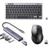 imageUGREEN USB C Hub Bundle with Wireless Mouse and 78 Keys Keyboard