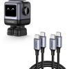 imageUGREEN Uno 65W USB C Charger Bundle with 100W 2Pack USB C Cable for MacBook Pro iPhone 17 Pro Galaxy S25S24 Pixel 10