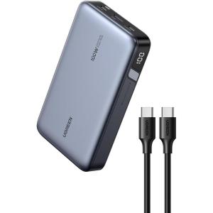 UGREEN 20000mAh 100W Power Bank, Nexode Portable Charger USB C 3-Port PD Fast Charging Battery Pack Digital Display for iPhone 17/16, MacBook, iPad, Galaxy S24 Ultra, Steam Deck, Dell XPS and More
