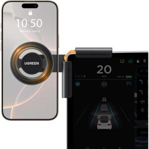 UGREEN Phone Holder for Tesla Model 3 and Y Accessories Magsafe Car Mount Magnetic Phone Mount Strongest Magnet Power Compatible with iPhone 17 16 15 14 13 Plus Pro Max Series