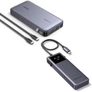 UGREEN Power Bank Bundle with Uno 6 in 1 USB-C Hub 10Gbps 4K@60Hz HDMI