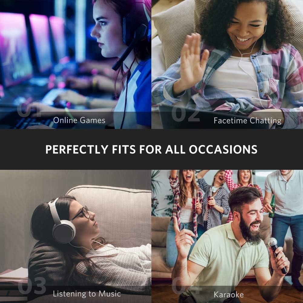 imageUGREEN Headphone Splitter 35mm 2 Female to 1 Male Mic and Audio Y Splitter TRRS Headset Adapter Cable Stereo Compatible with Switch 2PS4PS5 Steam Deck Xbox PC Laptop Phone Tablet Gaming