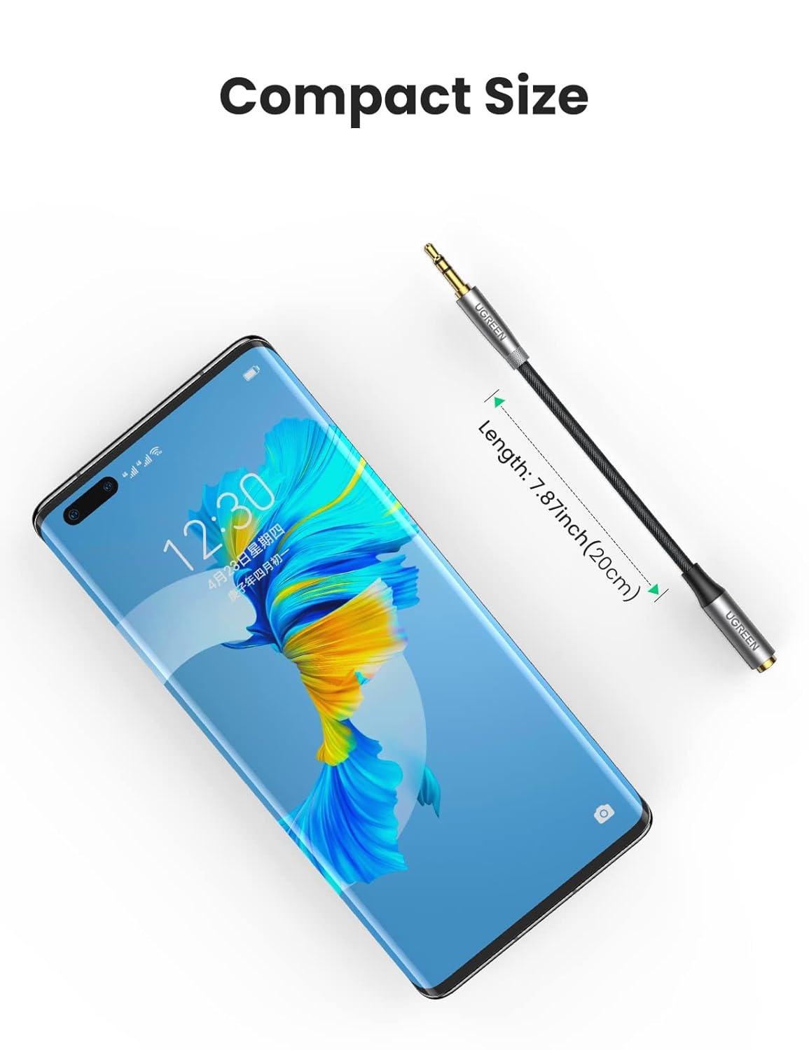 imageUGREEN Headphone Splitter 35mm Aux Splitter 2 Female to 1 Male Audio Y Stereo Dual Headphone Adapter Compatible with Switch 2PS4PS5 MacBook iPad PC Tablet Laptop TV Phone Speaker