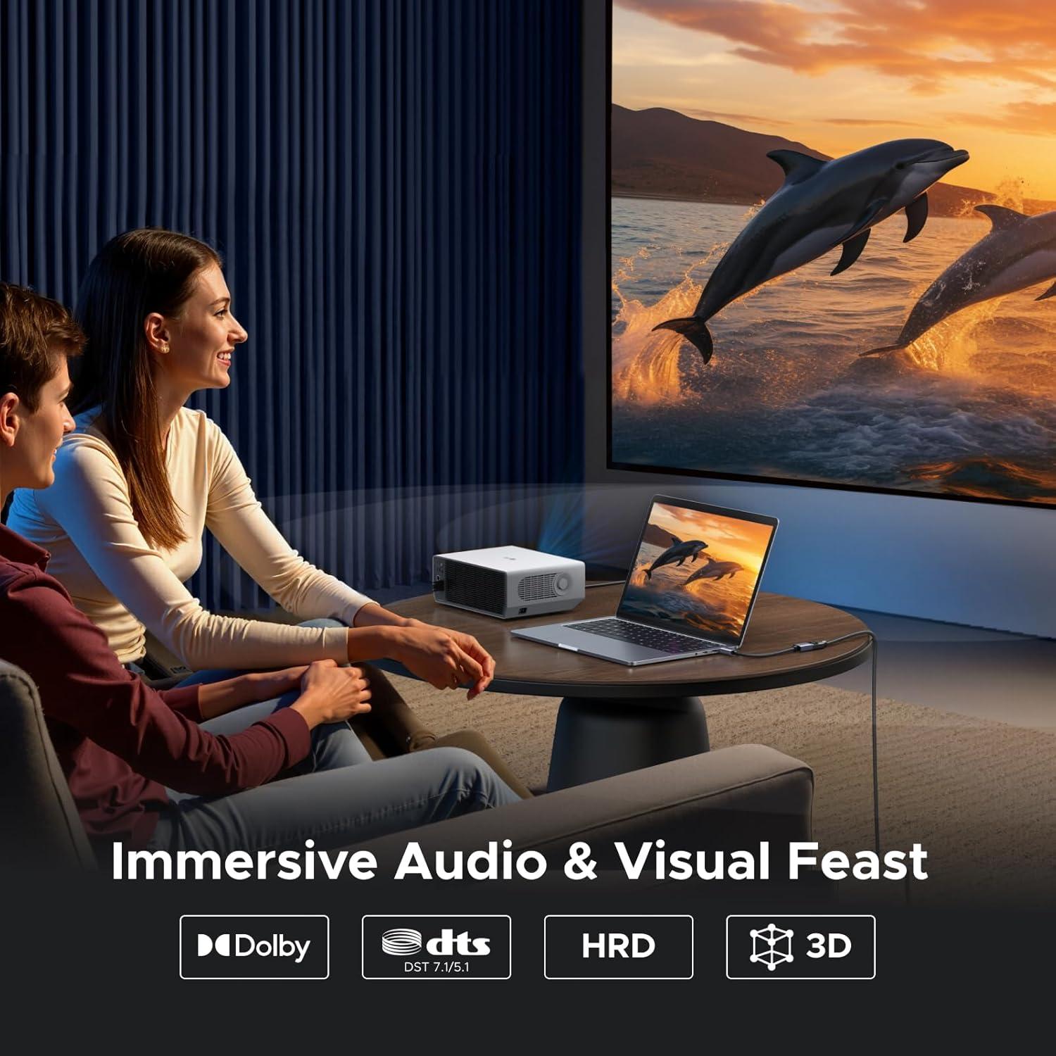 imageUGREEN 2 Pack 4K DisplayPort to HDMI Adapter Unidirectional DP 12 PC to HDMI 14 Converter Braided Cable Male to Female for Desktop Projector Monitor Compatible with AMD NVIDIA Passive 066FT1