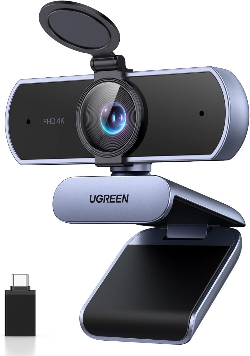 imageUGREEN 4K Webcam Bundle with Gaming Microphone for PC 24bit96kHz