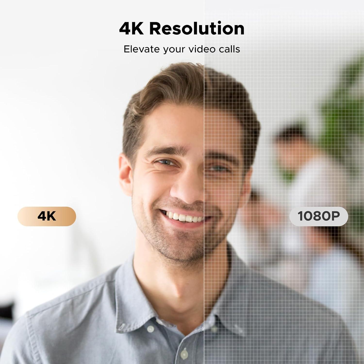 imageUGREEN 4K Webcam Bundle with Gaming Microphone for PC 24bit96kHz