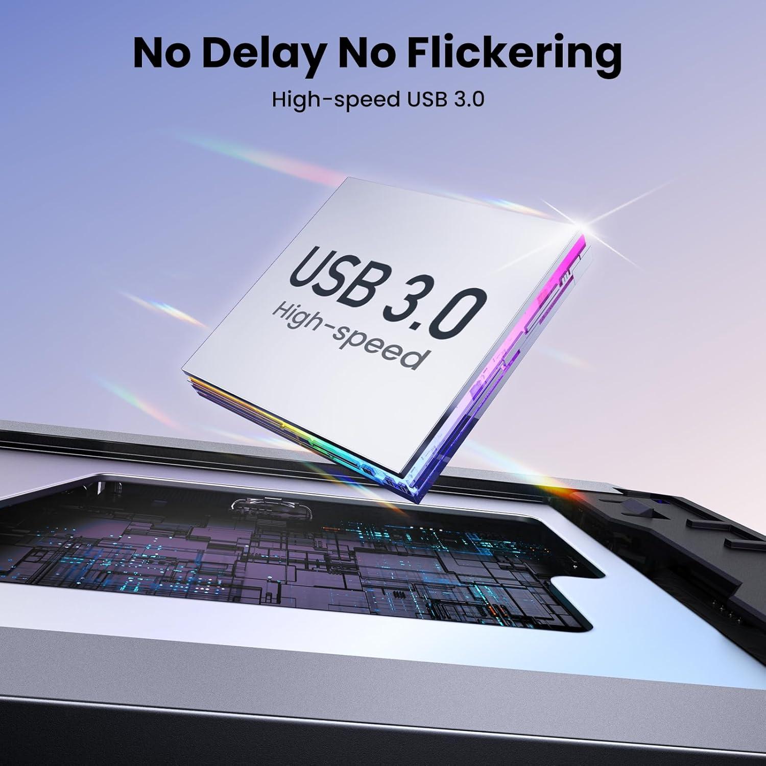 imageUGREEN 4K60Hz Capture Card Ultra HD HDMI Video Capture Card 1080P240Hz USB 30 UltraLow Latency with VRR and HDR for Streaming Gaming Recording Compatible with iPad Switch 2 PS5 Xbox PC Mac