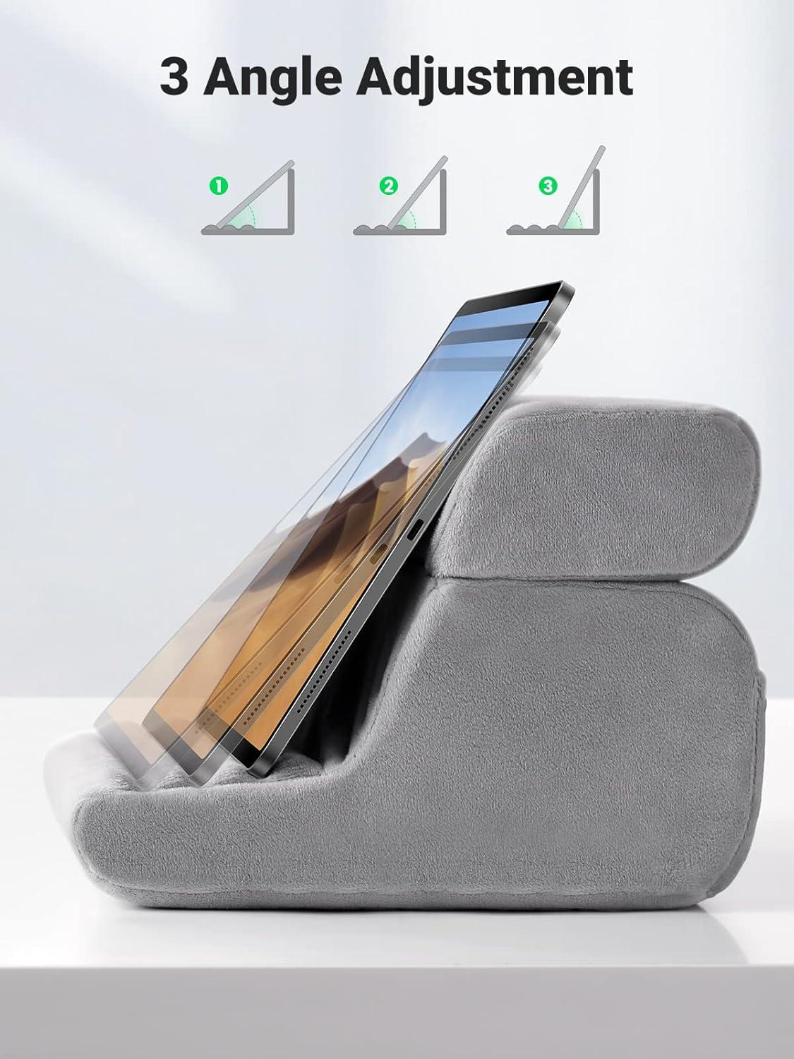 imageUGREEN Tablet Pillow Stand Grey Bundle with Tablet Pillow Blue