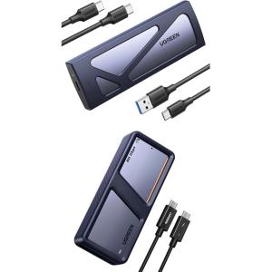 UGREEN 10Gbps NVMe SSD Enclosure Bundle with 80Gbps NVMe SSD Enclosure