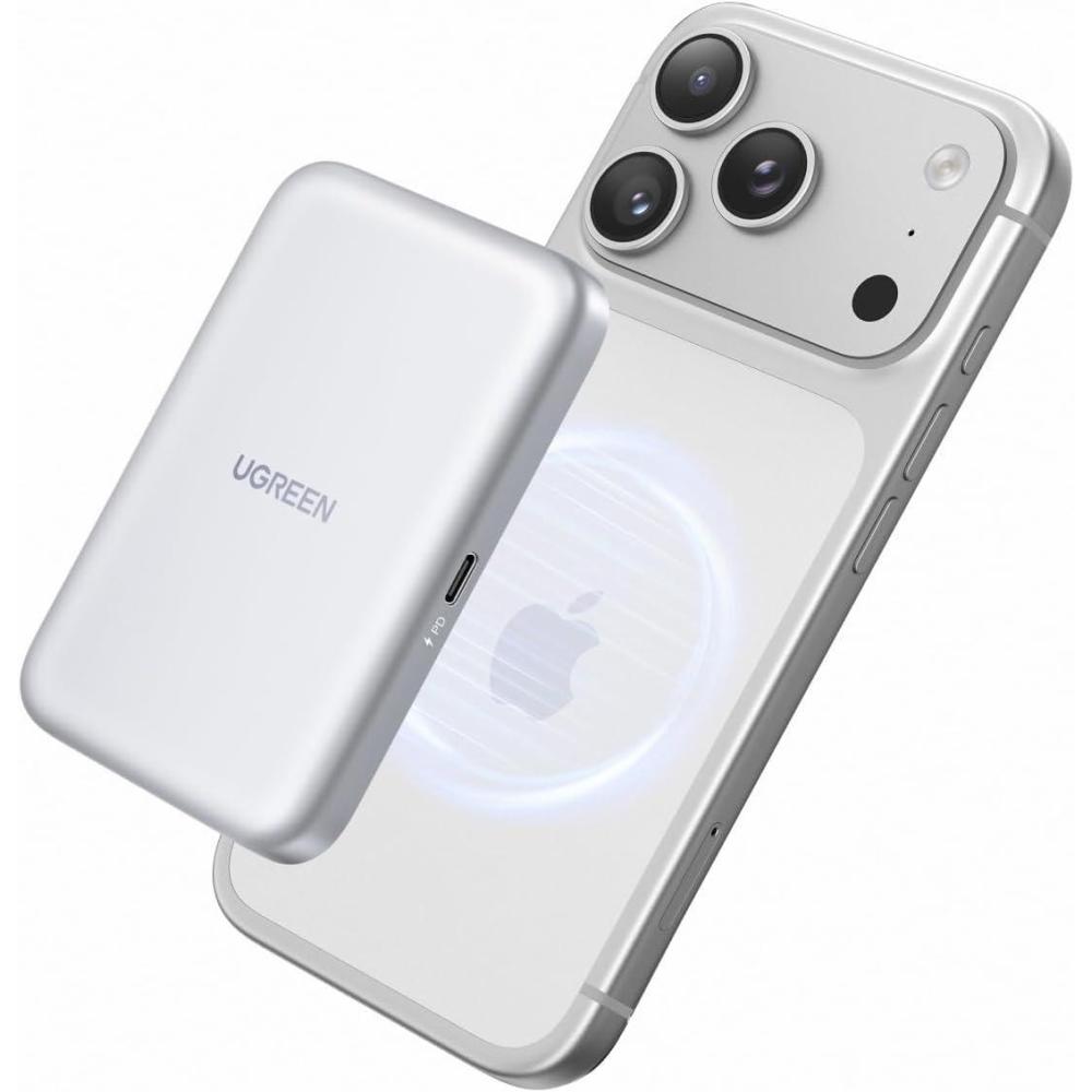 imageUGREEN Magnetic M2 Nvme SSD Enclosure with Magsafe for iPhone 16 15 Pro Max External SSD Case with PD 100W 10Gbps USB C to NVME Adapter Supports M and BampM Keys and Size 22302242 22602280 SSDs